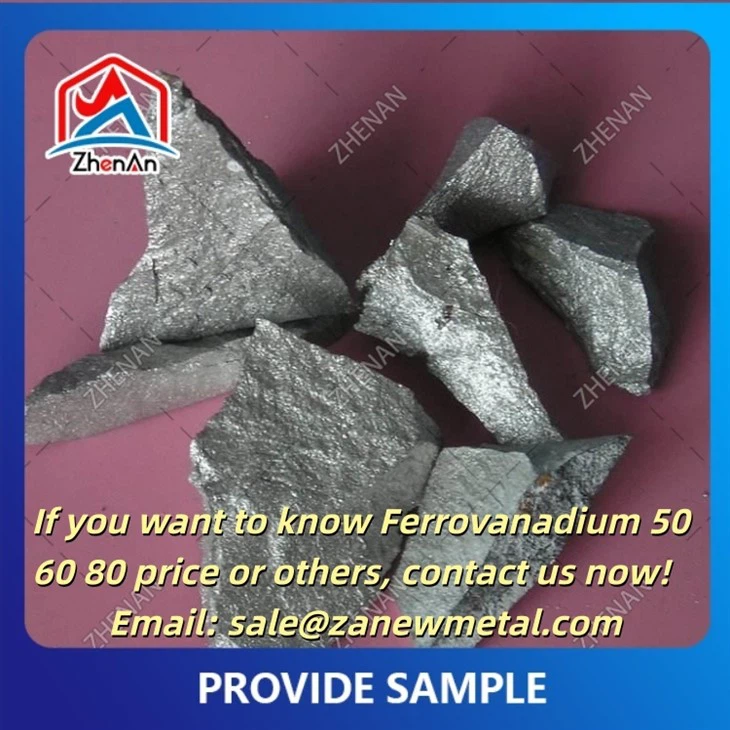 50-100 mm Pure Ferro Vanadium 60