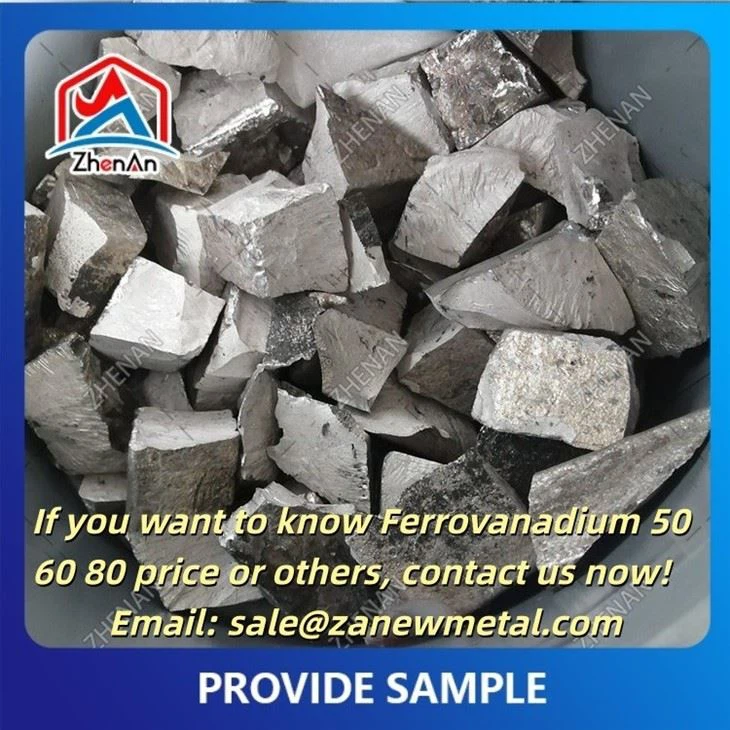 50-100 mm Pure Ferro Vanadium 60 best